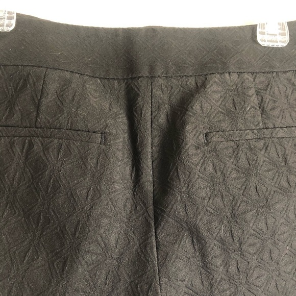 LOFT Scallop Jacquard Riviera Shorts Womens Black - Picture 9 of 12
